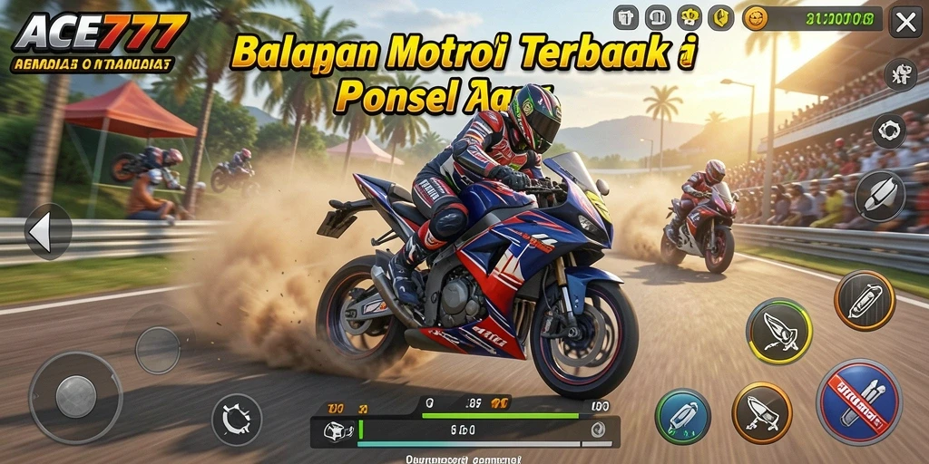 Gameplay ACE777 yang seru dan menantang di setiap balapan.
