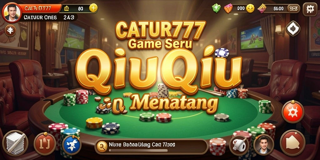 Tampilan gameplay QiuQiu yang seru dan interaktif.