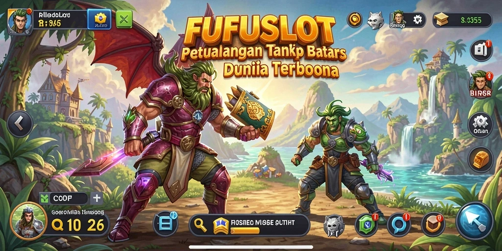 Tampilan gameplay Open World yang memukau dan interaktif.
