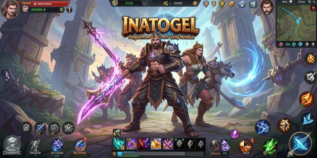 Tangkapan layar dari gameplay seru INATOGEL dengan aksi pertempuran yang mendebarkan.