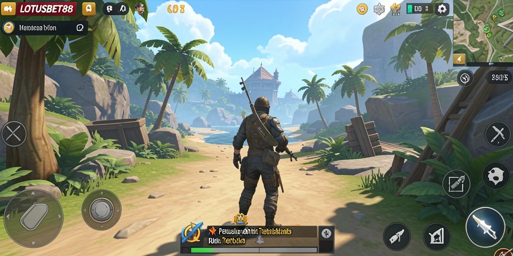 Tampilan gameplay LOTUSBET88 yang menakjubkan dalam dunia terbuka.