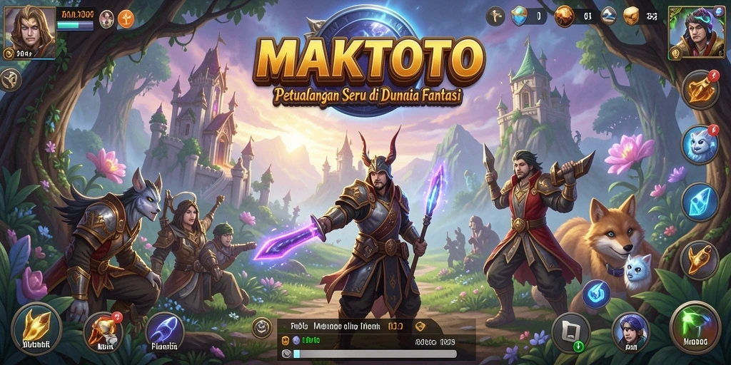 Gameplay menakjubkan di dunia petualangan MAKTOTO.