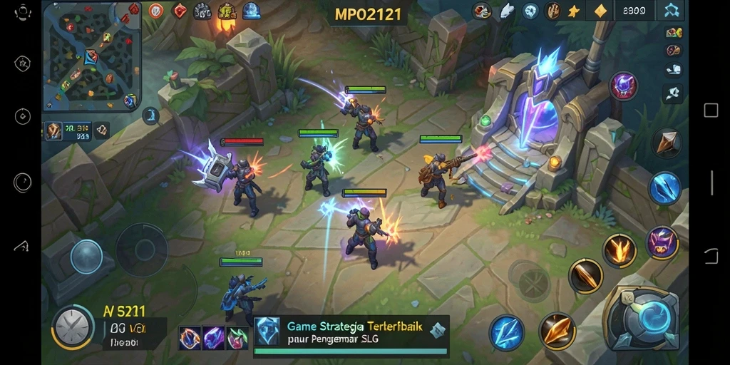Tampilan screenshot utama dari gameplay SLG MPO2121.
