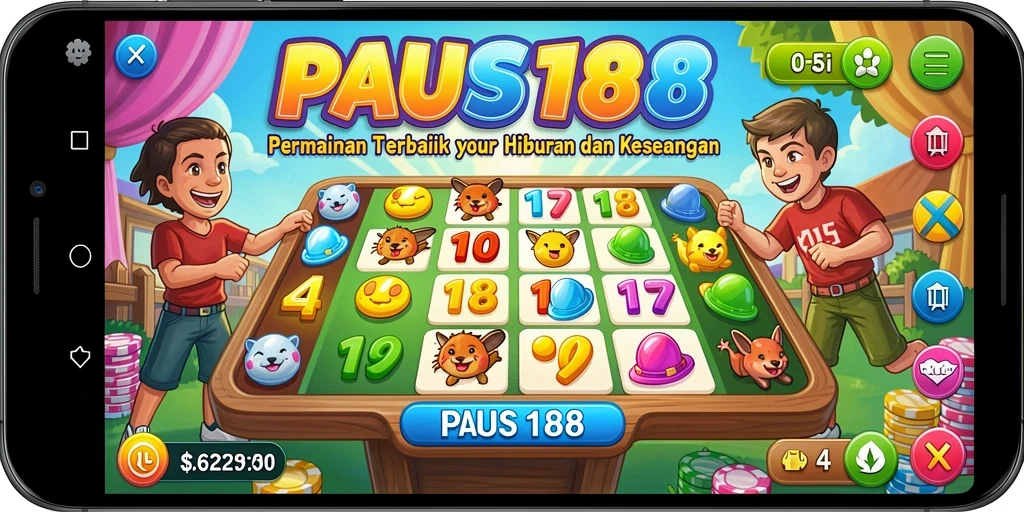 Tampilan gameplay Bingo yang seru dan menarik di PAUS188.