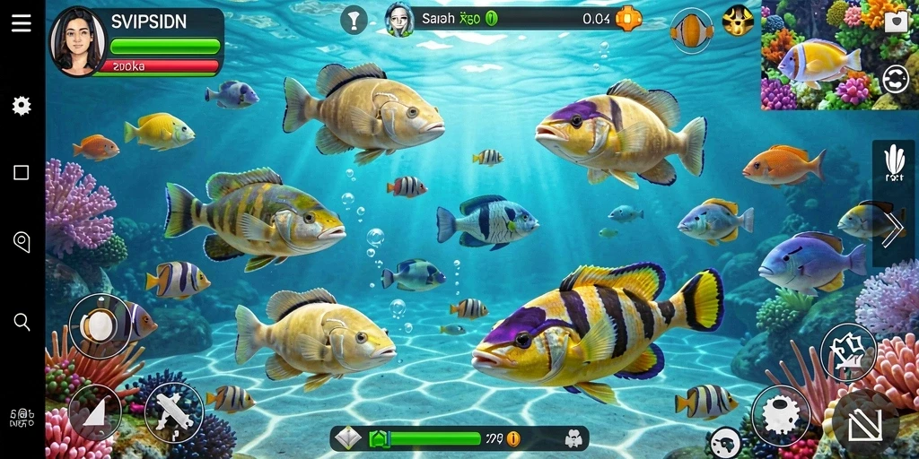 Tampilan menarik dari gameplay Tembak Ikan di SVIPSIDN.