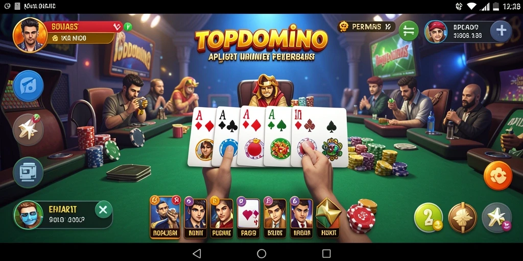Tangkapan layar utama dari aplikasi TOPDOMINO dengan fitur Utility yang menarik.